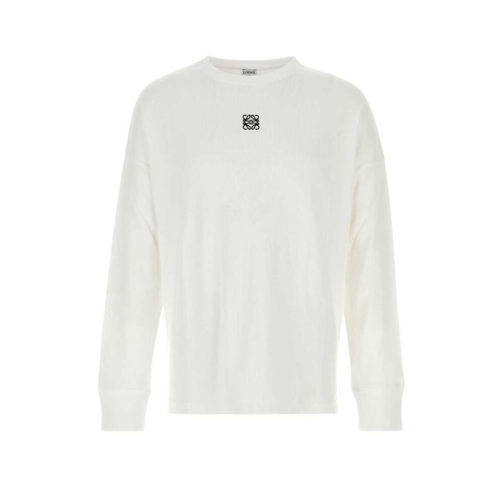 Loewe Men White Cotton T-Shirt